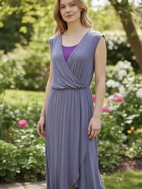 T Tahari Surplice Dress
